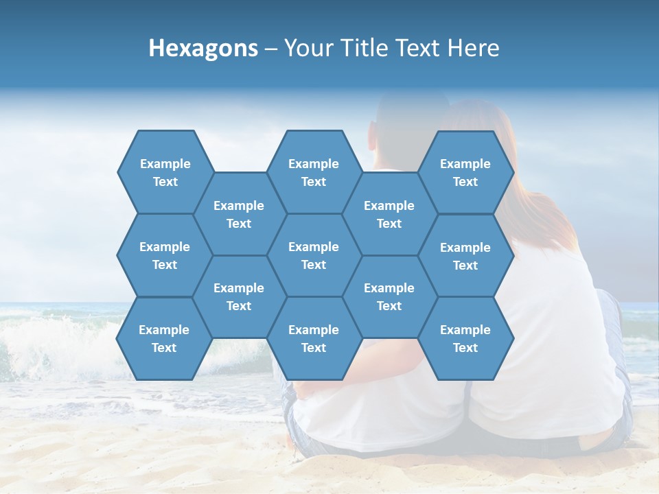 Lifestyle Sea Women PowerPoint Template