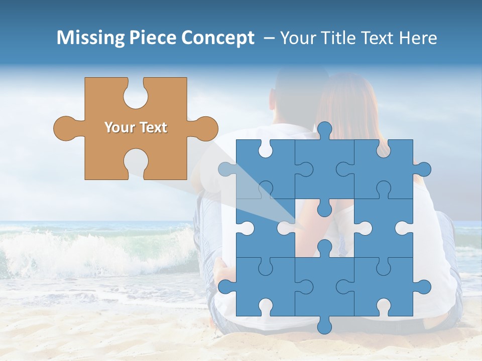 Lifestyle Sea Women PowerPoint Template