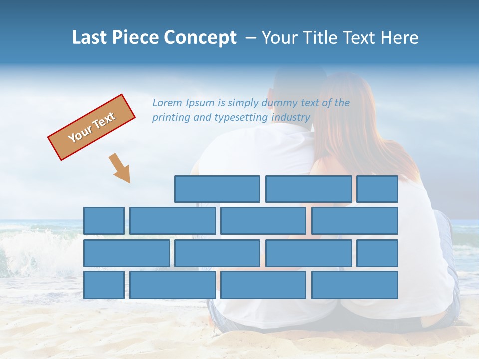 Lifestyle Sea Women PowerPoint Template
