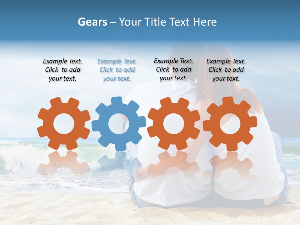 Lifestyle Sea Women PowerPoint Template