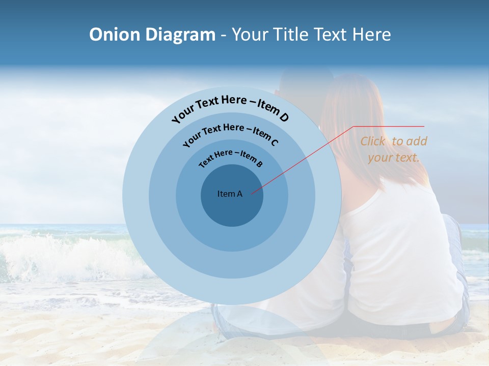 Lifestyle Sea Women PowerPoint Template