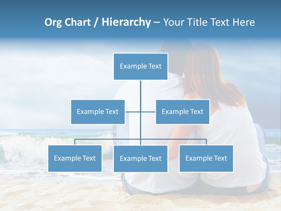 Lifestyle Sea Women PowerPoint Template