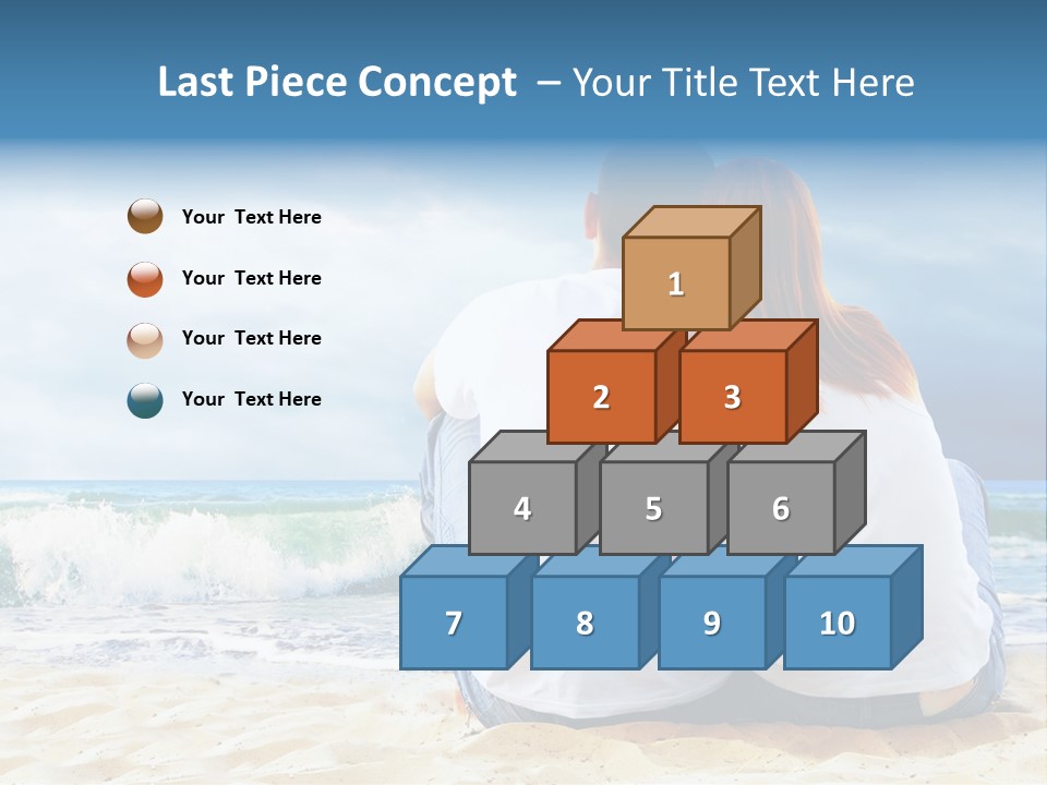 Lifestyle Sea Women PowerPoint Template