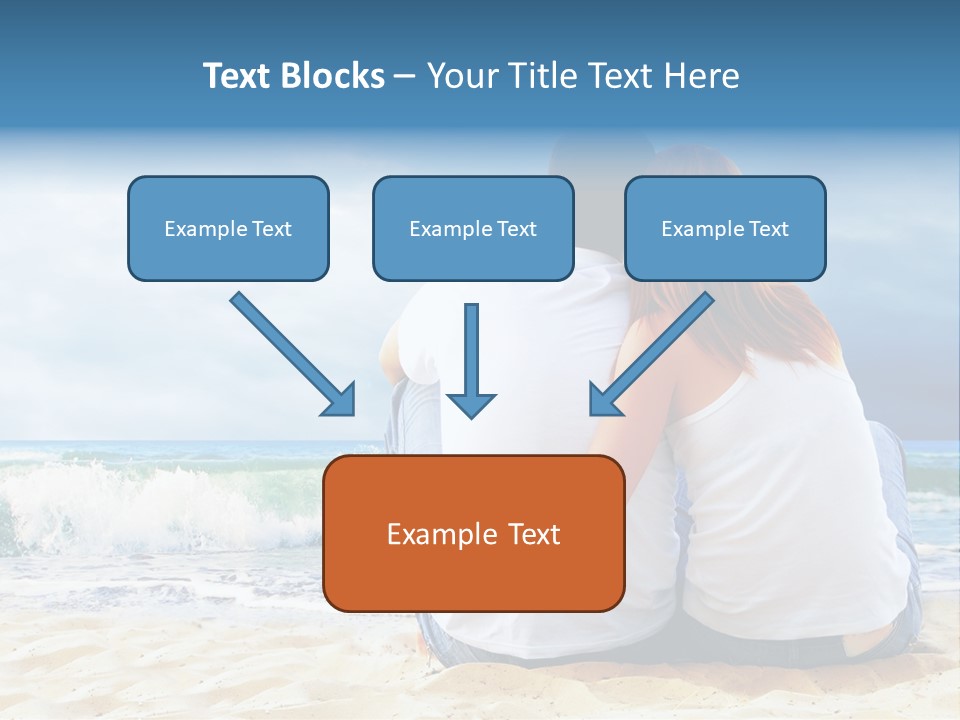 Lifestyle Sea Women PowerPoint Template