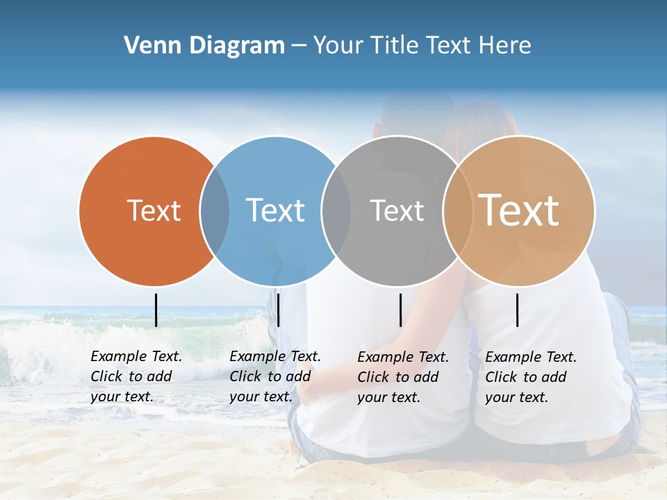 Lifestyle Sea Women PowerPoint Template