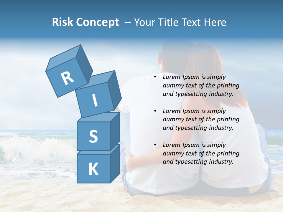 Lifestyle Sea Women PowerPoint Template