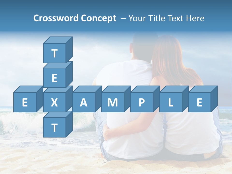 Lifestyle Sea Women PowerPoint Template