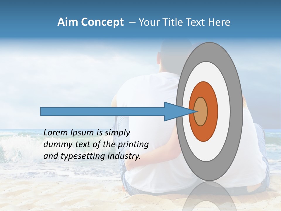 Lifestyle Sea Women PowerPoint Template