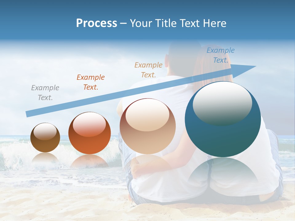 Lifestyle Sea Women PowerPoint Template