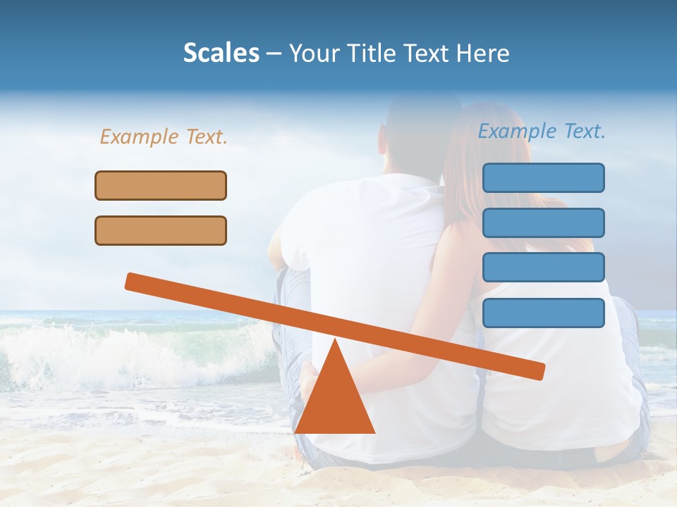 Lifestyle Sea Women PowerPoint Template