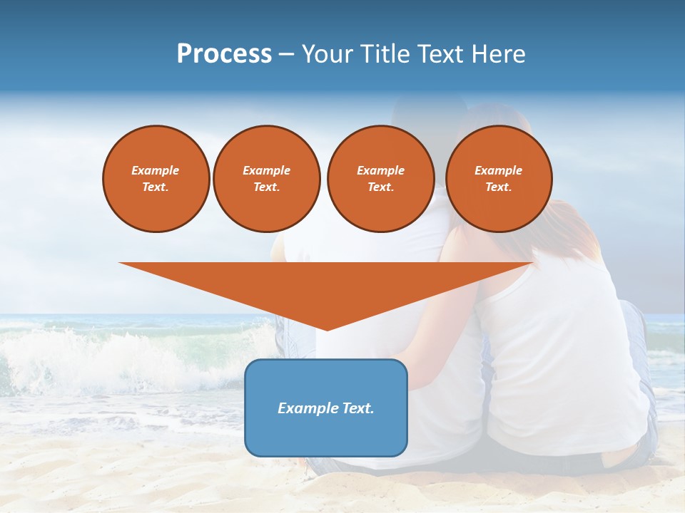 Lifestyle Sea Women PowerPoint Template