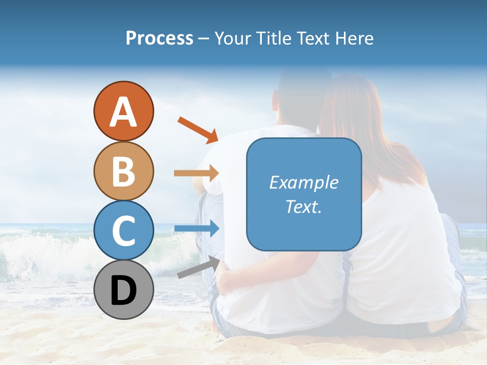 Lifestyle Sea Women PowerPoint Template