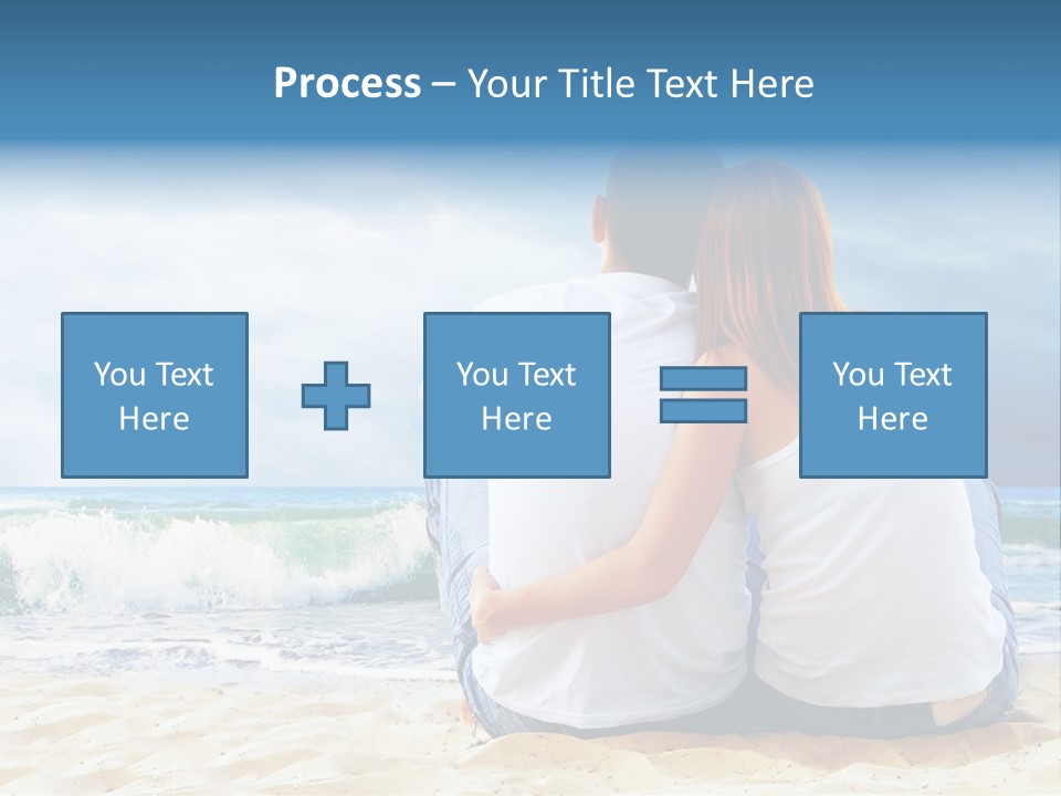 Lifestyle Sea Women PowerPoint Template