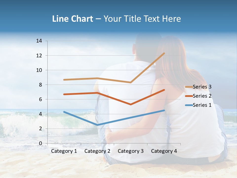 Lifestyle Sea Women PowerPoint Template