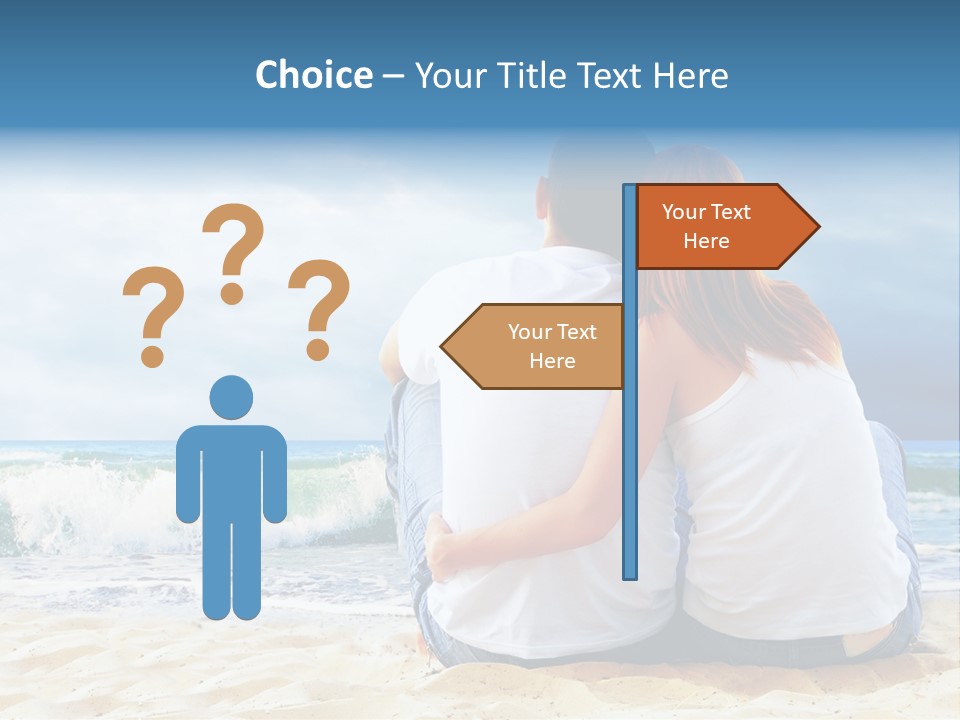 Lifestyle Sea Women PowerPoint Template