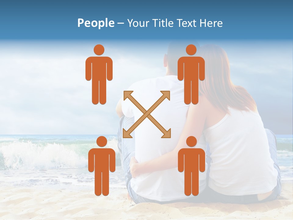 Lifestyle Sea Women PowerPoint Template