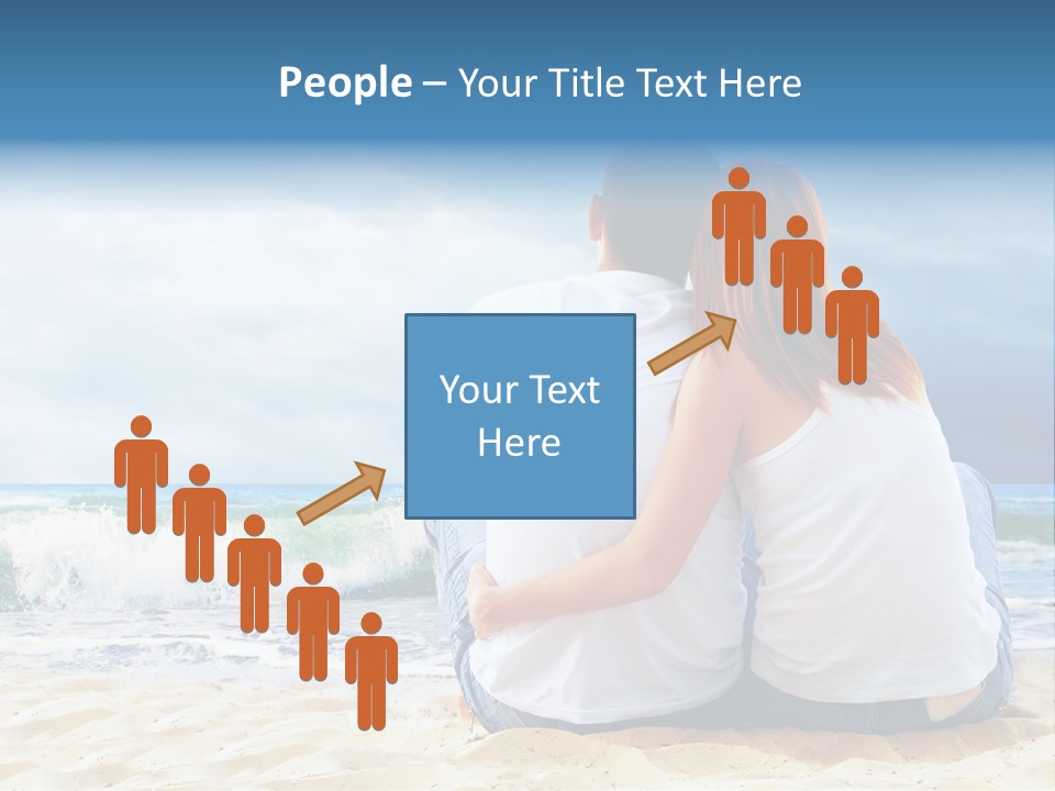 Lifestyle Sea Women PowerPoint Template