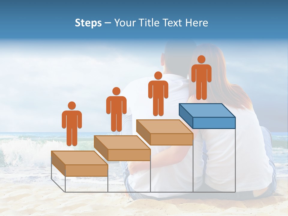 Lifestyle Sea Women PowerPoint Template