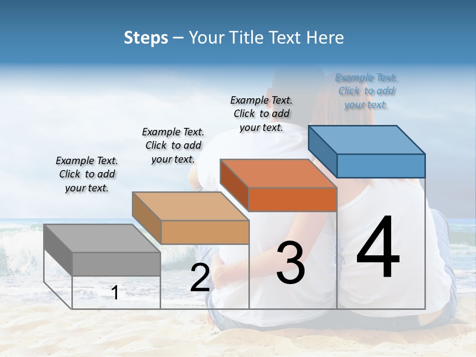 Lifestyle Sea Women PowerPoint Template