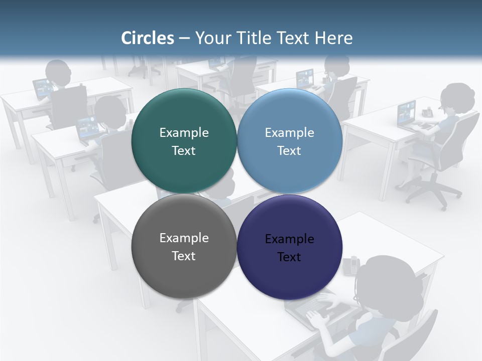 Helpdesk Info Teamwork PowerPoint Template