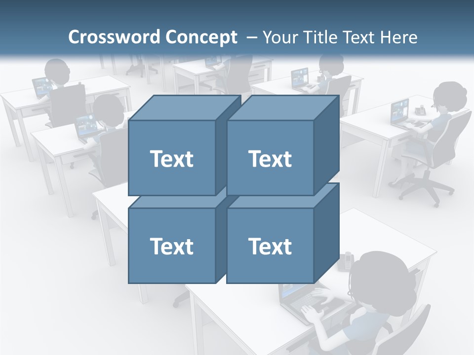Helpdesk Info Teamwork PowerPoint Template