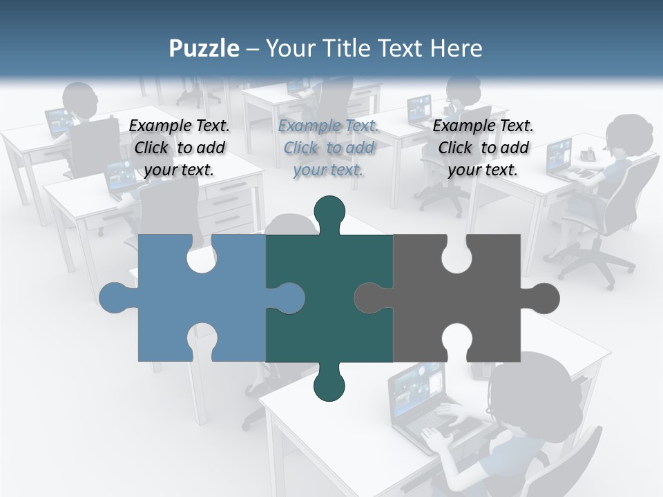Helpdesk Info Teamwork PowerPoint Template