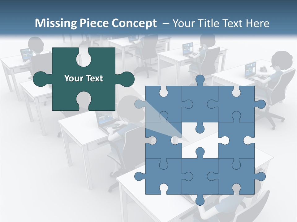 Helpdesk Info Teamwork PowerPoint Template