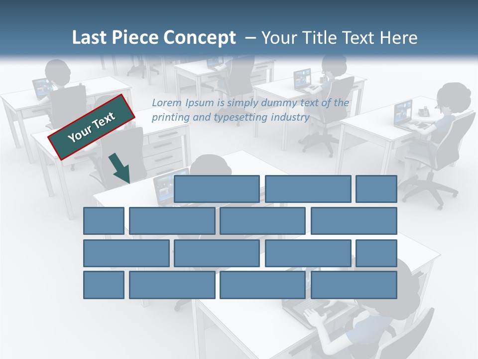 Helpdesk Info Teamwork PowerPoint Template