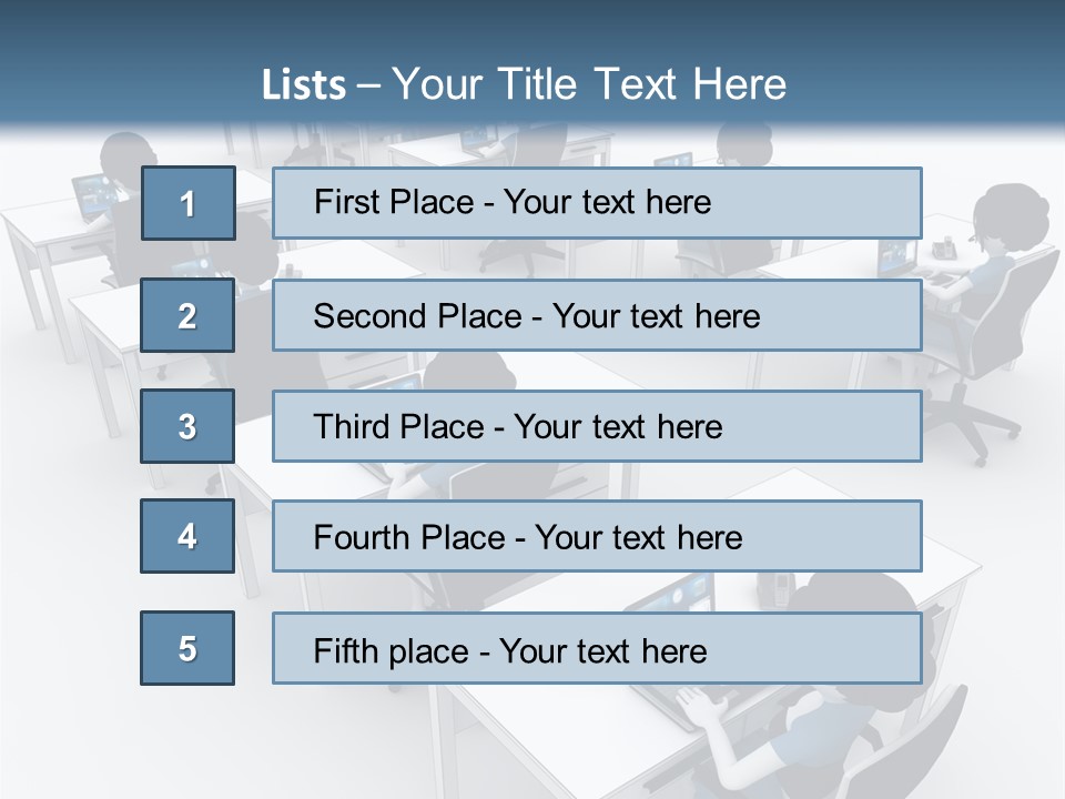 Helpdesk Info Teamwork PowerPoint Template