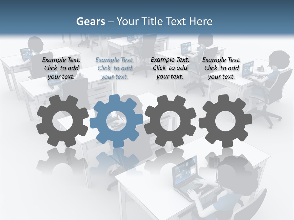 Helpdesk Info Teamwork PowerPoint Template