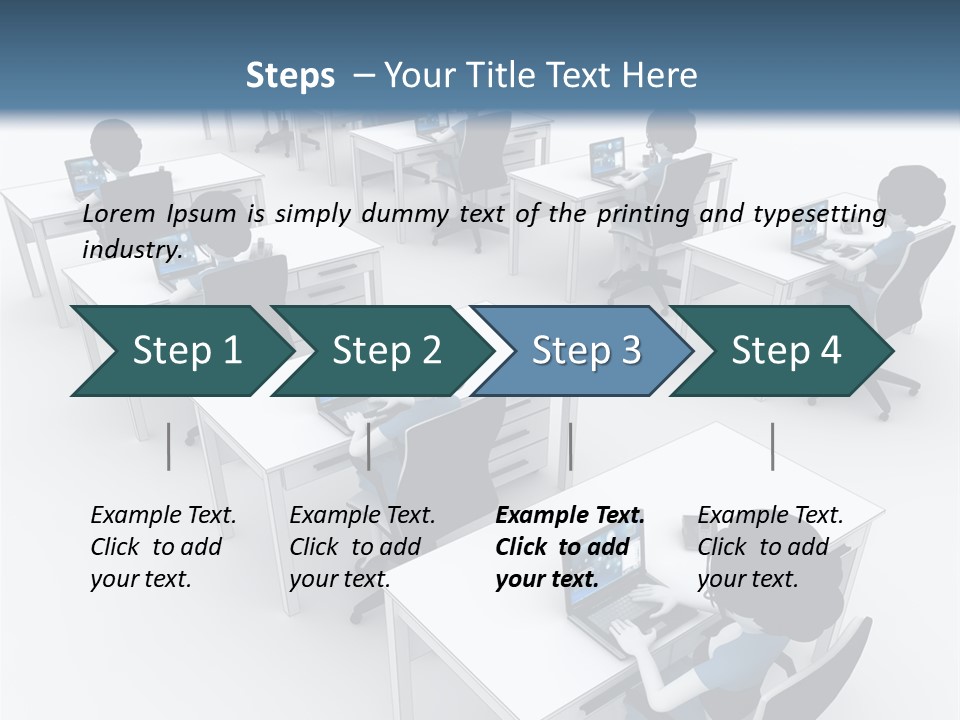 Helpdesk Info Teamwork PowerPoint Template