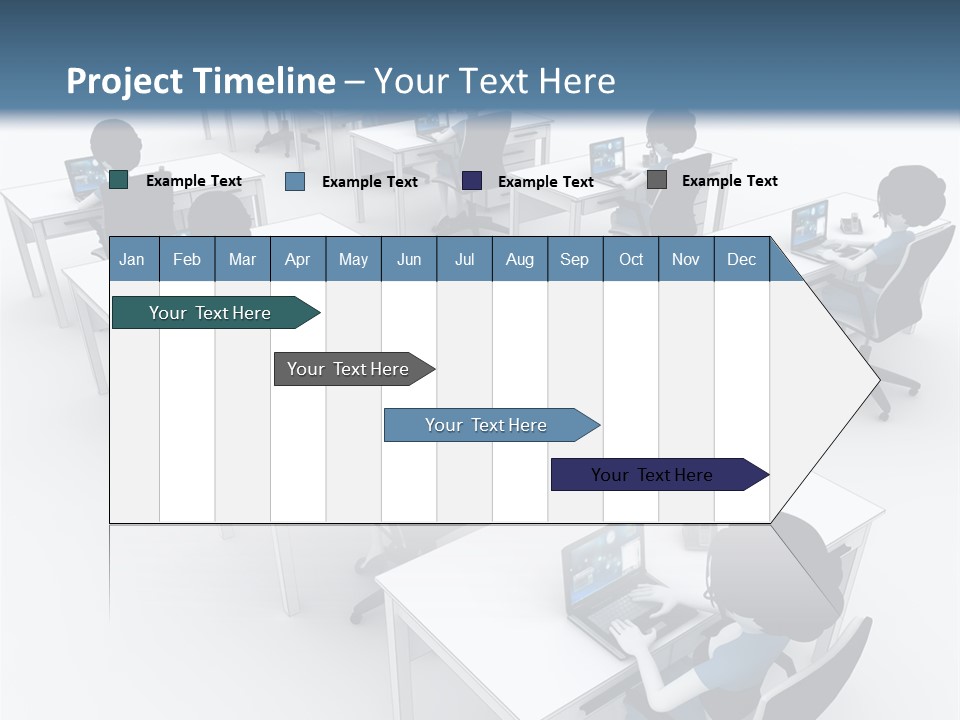Helpdesk Info Teamwork PowerPoint Template