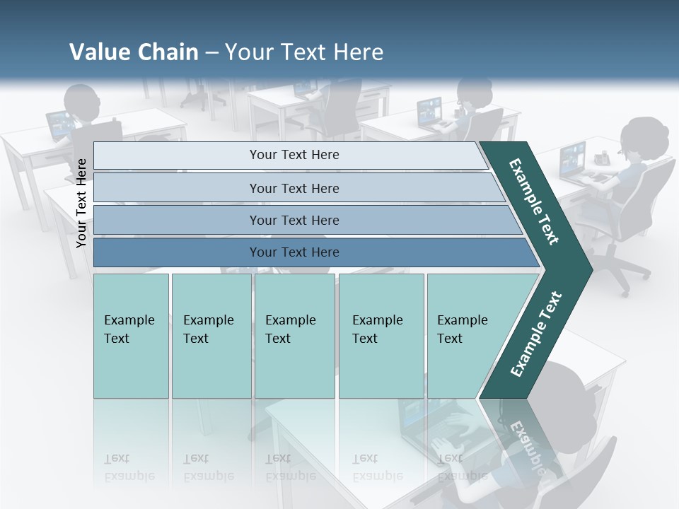Helpdesk Info Teamwork PowerPoint Template