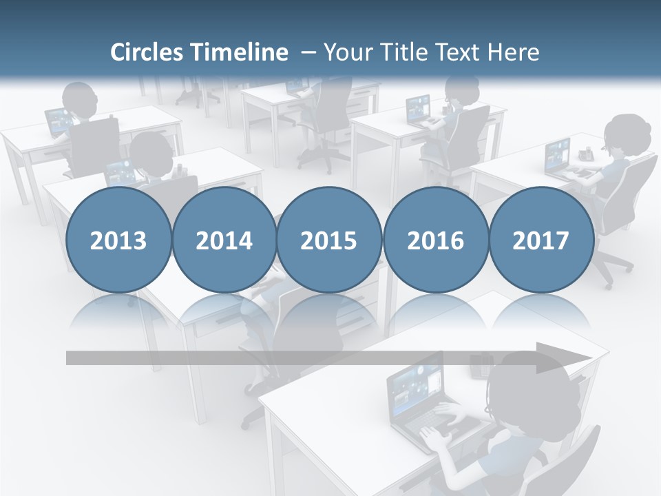 Helpdesk Info Teamwork PowerPoint Template