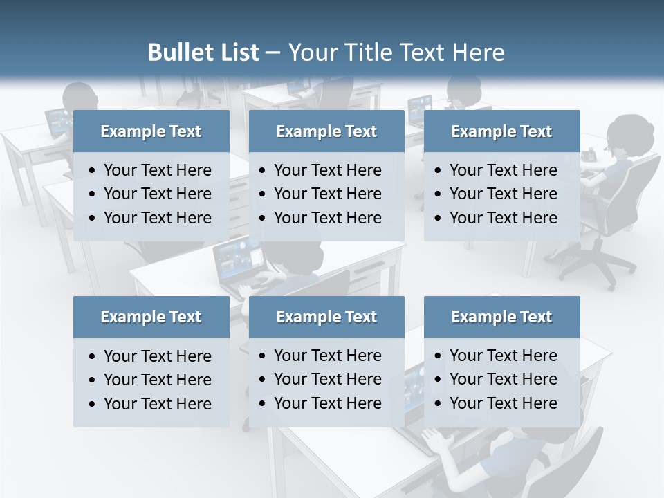 Helpdesk Info Teamwork PowerPoint Template