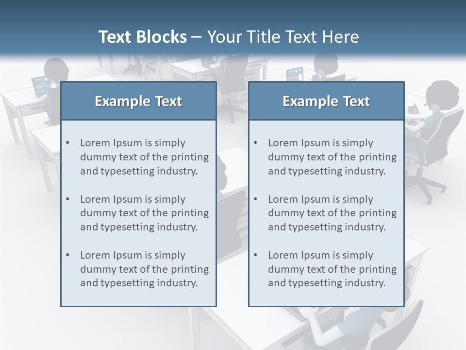 Helpdesk Info Teamwork PowerPoint Template