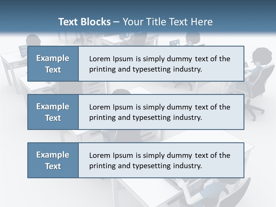 Helpdesk Info Teamwork PowerPoint Template