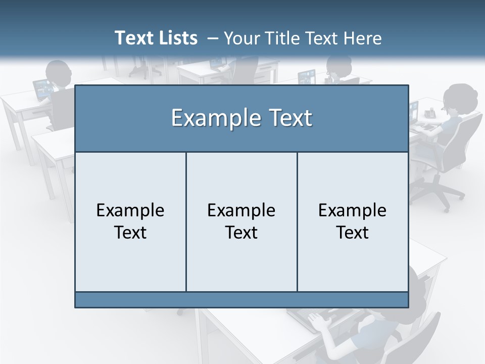 Helpdesk Info Teamwork PowerPoint Template
