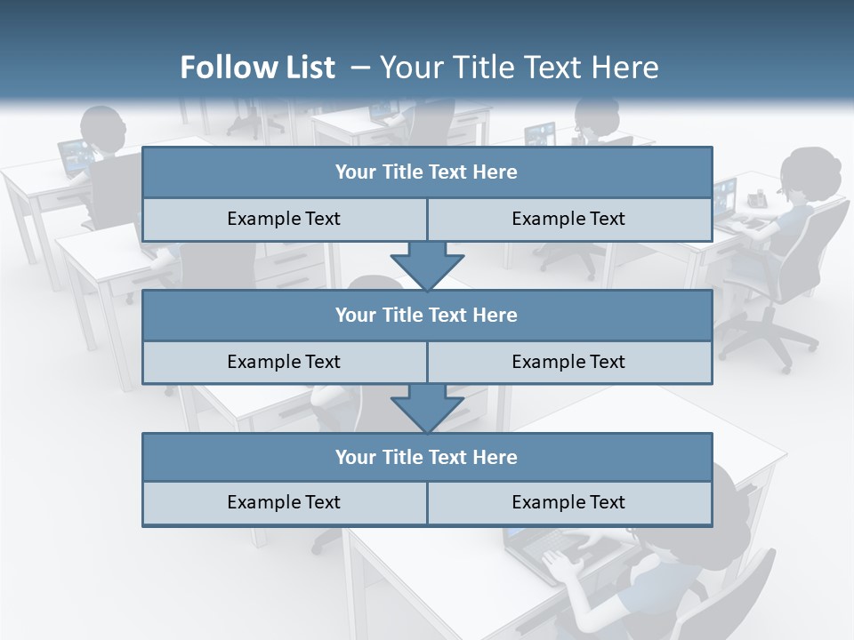 Helpdesk Info Teamwork PowerPoint Template