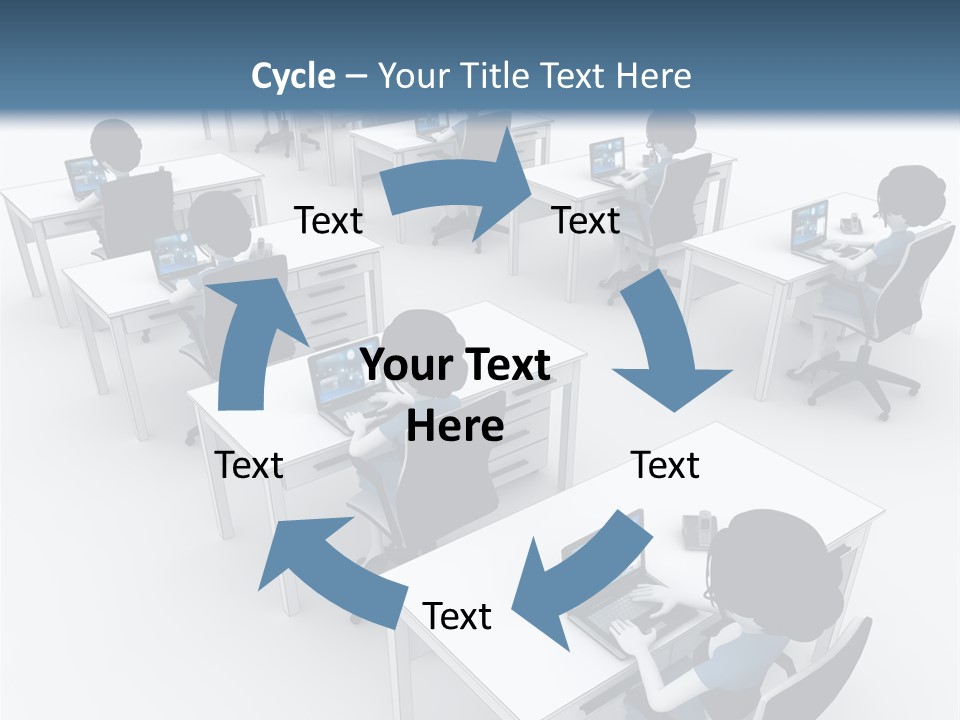 Helpdesk Info Teamwork PowerPoint Template