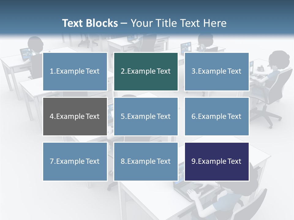 Helpdesk Info Teamwork PowerPoint Template