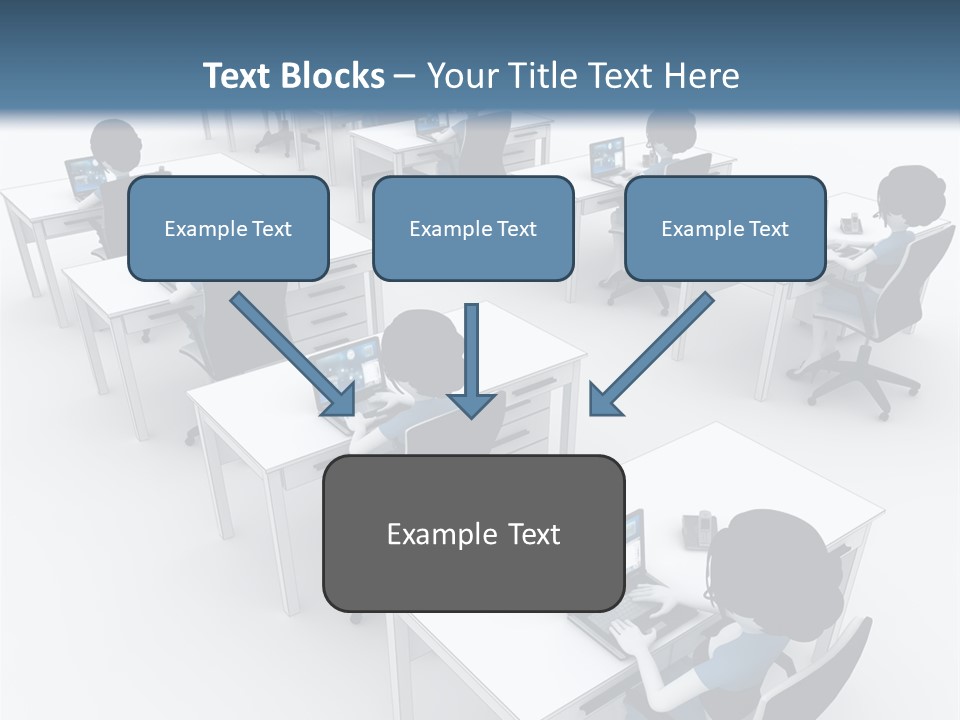 Helpdesk Info Teamwork PowerPoint Template
