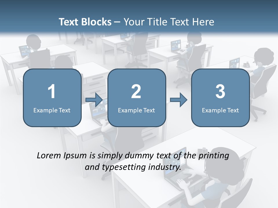 Helpdesk Info Teamwork PowerPoint Template