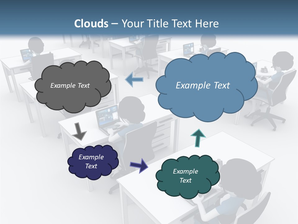 Helpdesk Info Teamwork PowerPoint Template