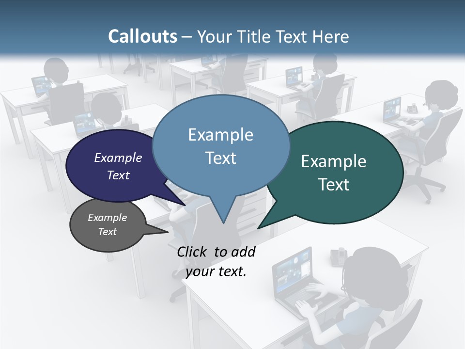 Helpdesk Info Teamwork PowerPoint Template