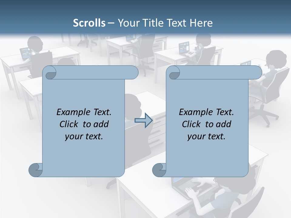 Helpdesk Info Teamwork PowerPoint Template