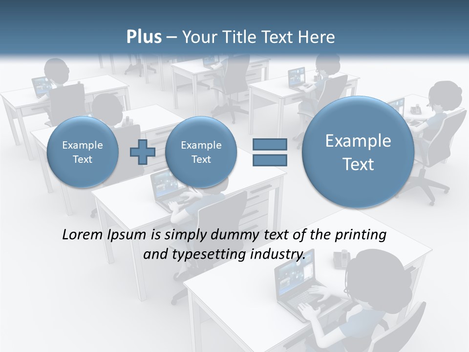 Helpdesk Info Teamwork PowerPoint Template