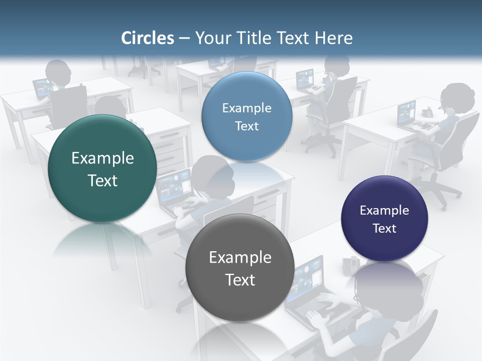 Helpdesk Info Teamwork PowerPoint Template