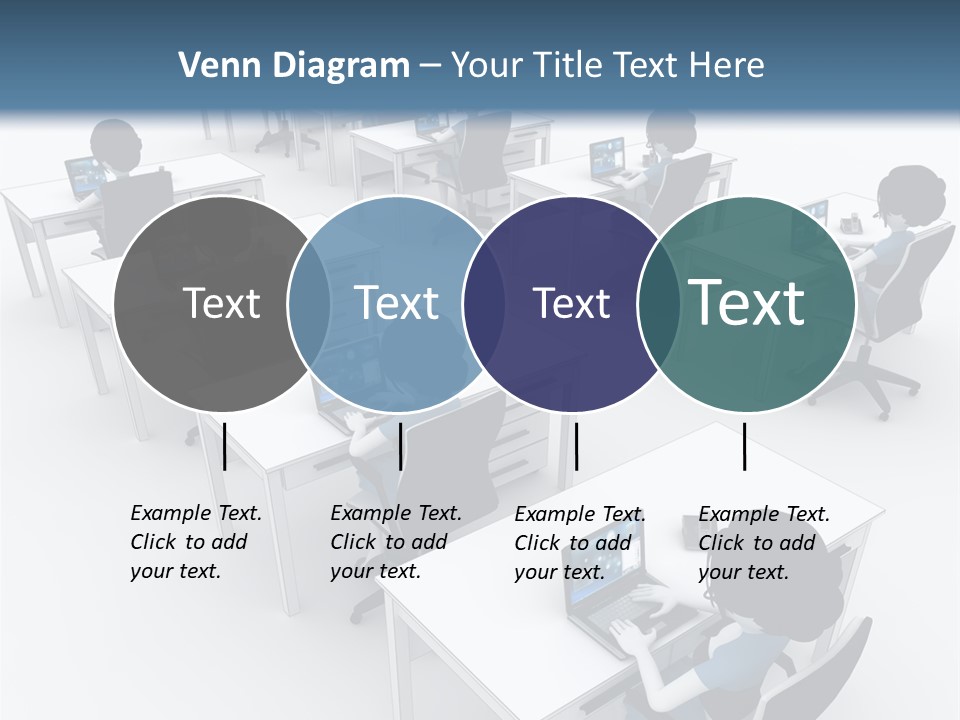 Helpdesk Info Teamwork PowerPoint Template