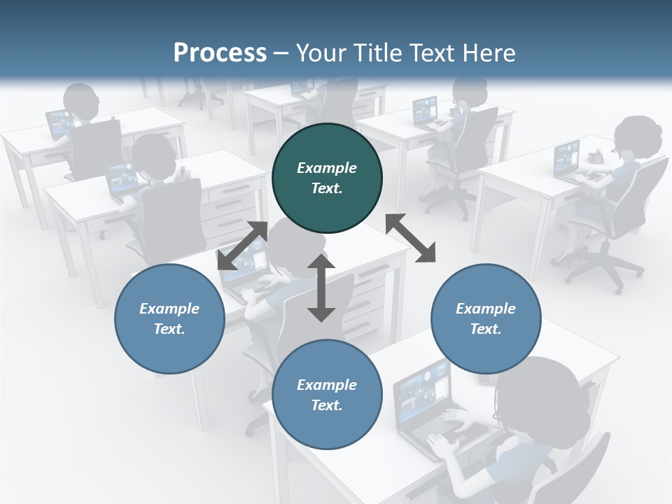 Helpdesk Info Teamwork PowerPoint Template